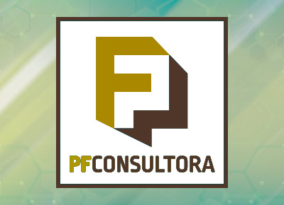 Diseño de marca PF Consultora. Diseño corporativo, branding, manuales de identidad corporativa, logotipos, marcas