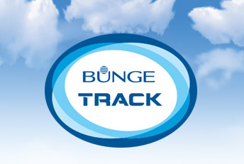 Isologotipo Bunge Track. Diseño corporativo, branding, manuales de identidad corporativa, logotipos, marcas
