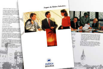 Brochure Zurich Seguros, diseño editorial, revistas, folletos, catálogos, flyers