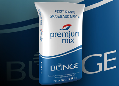 Bolsa Fertilizantes Premium Mix de Bunge. Envases en general, bolsas, etiquetas